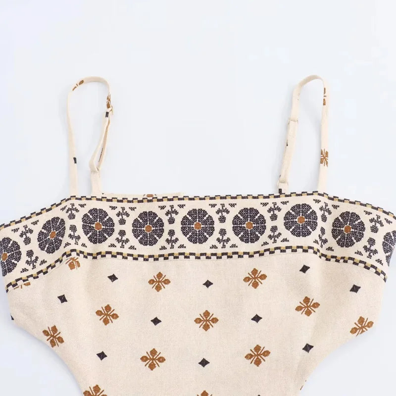 Vestido Midi Summer Estampa Glamour