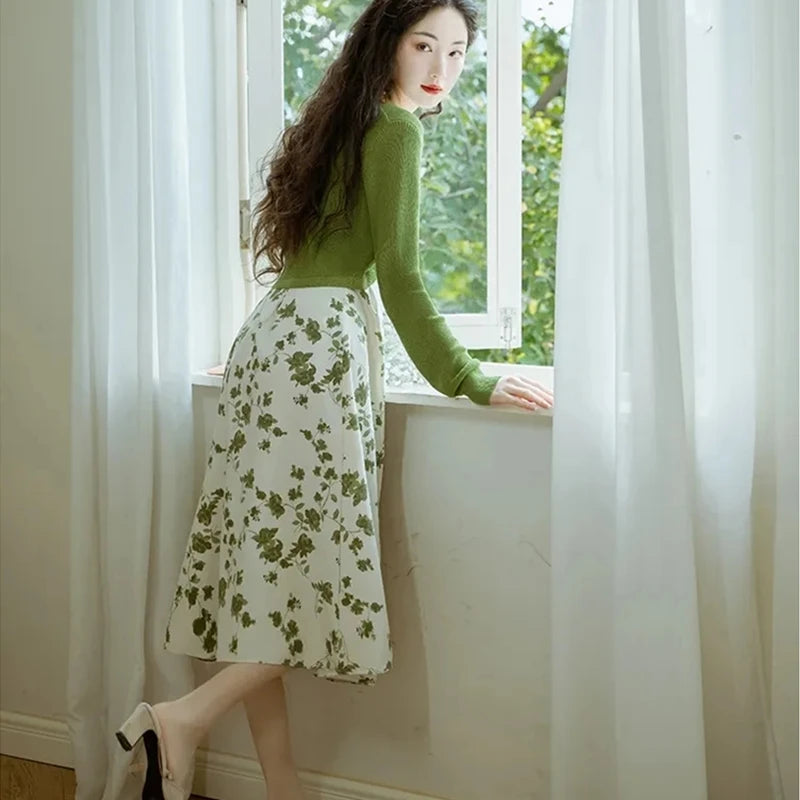 Vestido Elegância Floral