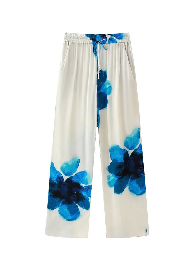 Conjunto de Cetim Flora