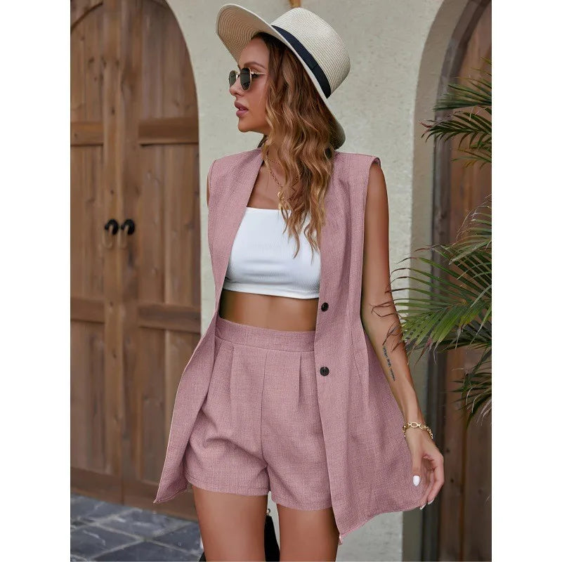 Alfaiataria Emma Colete e Shorts