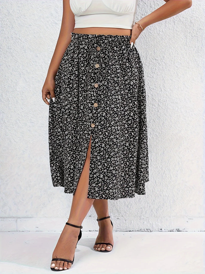 Saia Plus Size Estampada