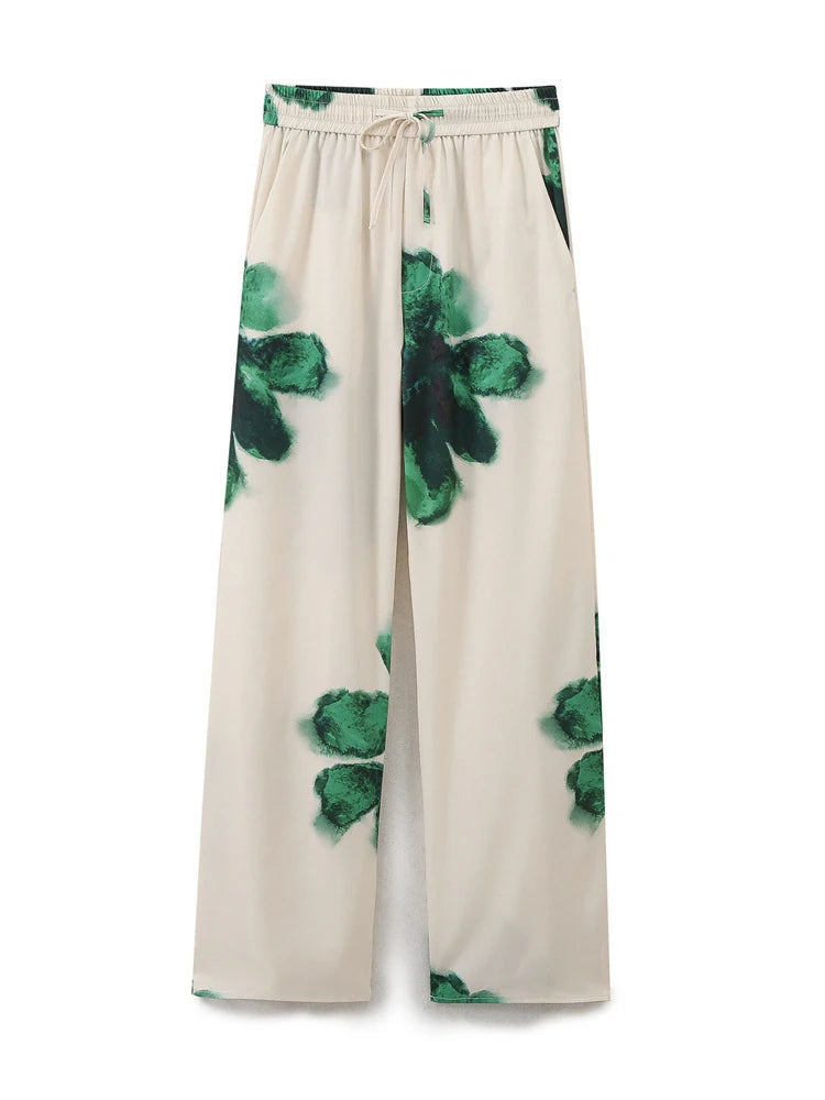 Conjunto de Cetim Flora