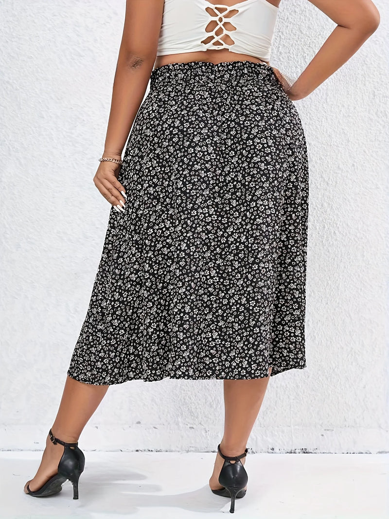 Saia Plus Size Estampada