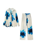 Conjunto de Cetim Flora