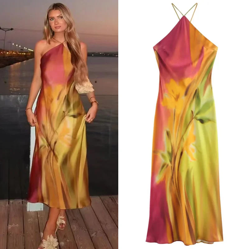Vestido Colette de Cetim