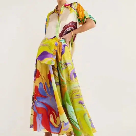 Conjunto Dália de Camaisa + Saia
