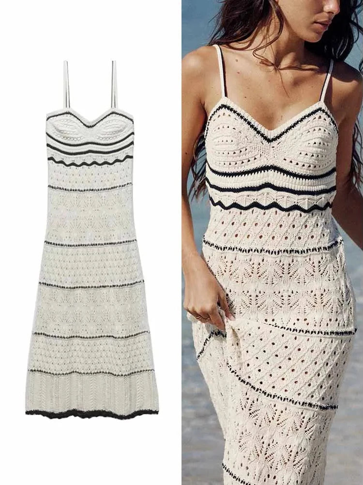 Vestido Damaris de Crochê