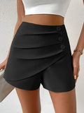Shorts Maya com Detalhe Frente Pregueada